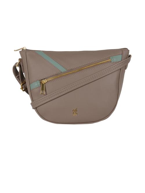 grey pvc regular sling bag - 20077052 - Very Small Image - 1