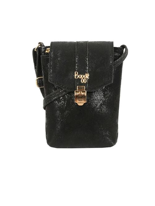black pvc sling bag - 20077112 - Very Small Image - 1