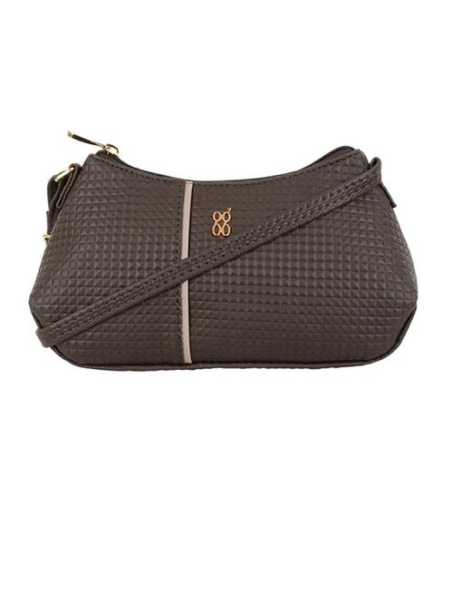 brown pvc sling bag - 20077137 - Very Small Image - 1
