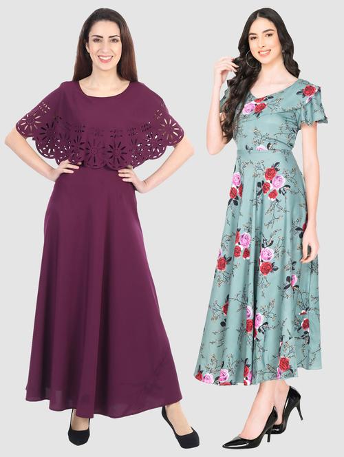 pack of 2 maxi dress - 20079941 - Very Small Image - 1