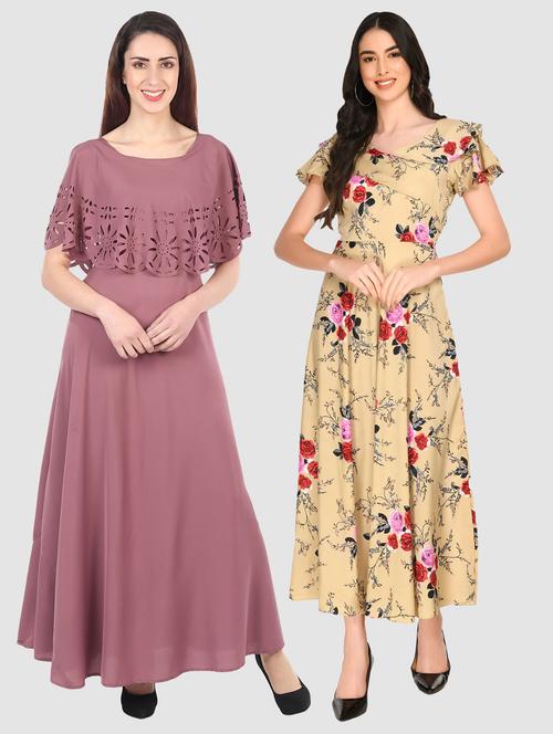 pack of 2 maxi dress - 20079944 - Very Small Image - 1