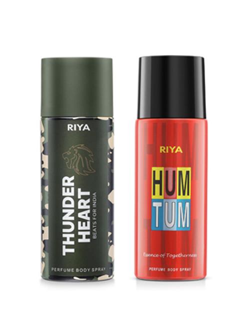 thunder heart & hum tum body spray deodorant combo pack long-lasting fragrance - 20080507 - Very Small Image - 1