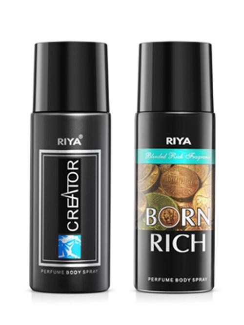creator and born rich body spray deodorant for men 150 ml each pack of 2 - 20080513 - Very Small Image - 1