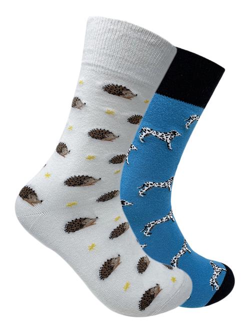 pack of 2 printed above ankle length socks - 20080556 - Very Small Image - 1