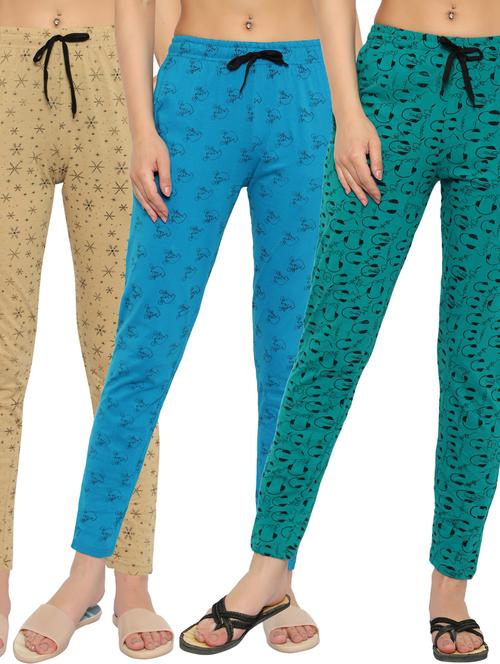 pack of 3 printed cotton pajama - 20080877 - Very Small Image - 1