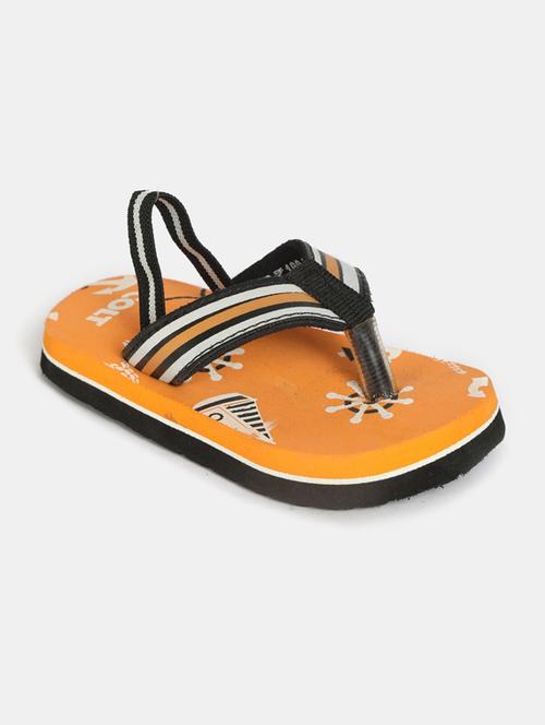 orange synthetic slippers - 20082892 - Very Small Image - 1