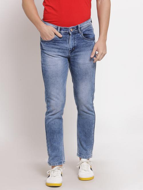 mens slim fit plain jeans - 20084605 - Very Small Image - 1