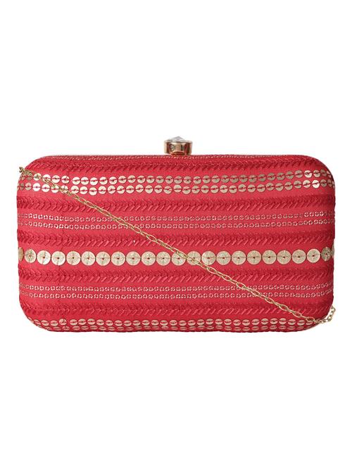 red leatherette regular handbag - 20084898 - Very Small Image - 1