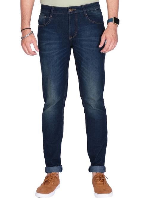 mid rise washed regular fit jeans - 20085022 - Very Small Image - 1