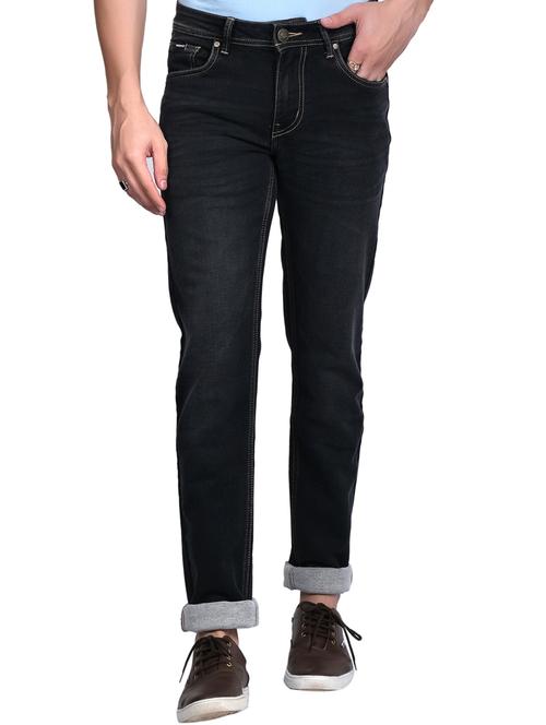 mid rise washed regular fit jeans - 20085029 - Very Small Image - 1