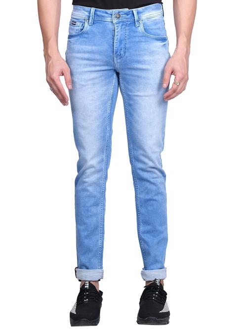 mid rise washed regular fit jeans - 20085036 - Very Small Image - 1