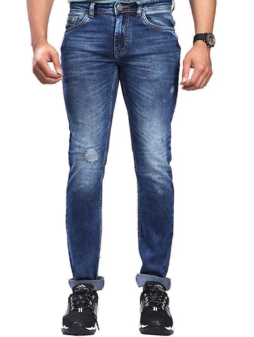 mid rise washed slim fit jeans - 20085054 - Very Small Image - 1