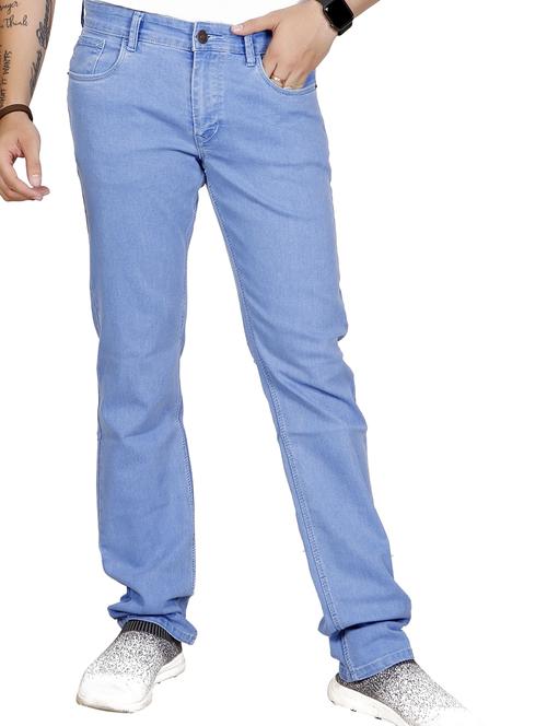 mid rise plain regular fit jeans - 20085056 - Very Small Image - 1