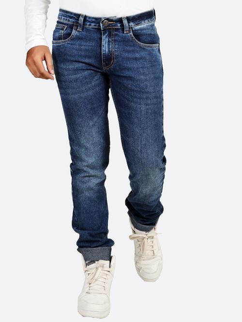 mid rise washed slim fit jeans - 20085130 - Very Small Image - 1