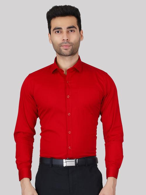 shirt collar solid formal shirt - 20085318 - Very Small Image - 1