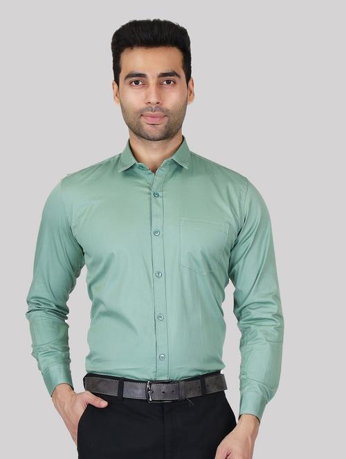 shirt collar solid formal shirt - 20085328 - Very Small Image - 1
