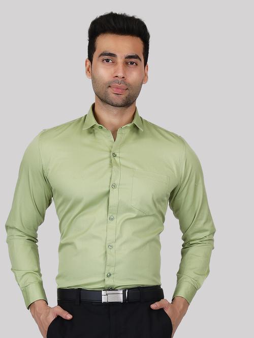 shirt collar solid formal shirt - 20085333 - Very Small Image - 1