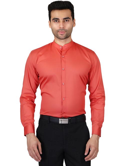 pink solid casual shirt - 20085354 - Very Small Image - 1