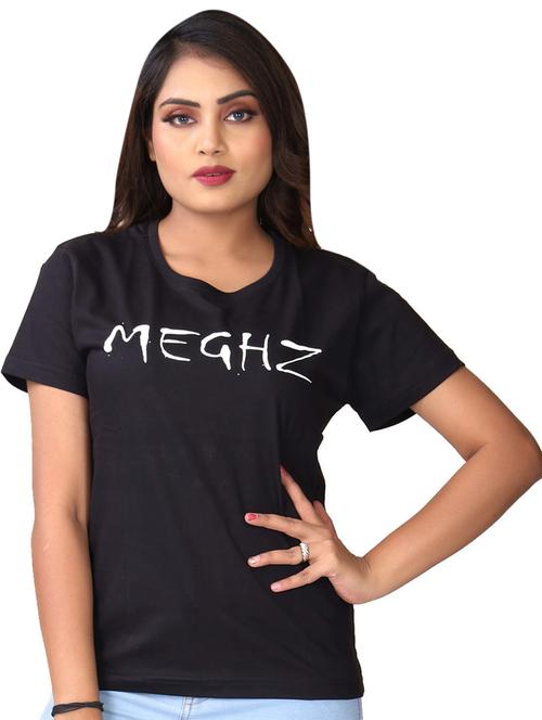 black typography regular t-shirt - 20085964 - Very Small Image - 1