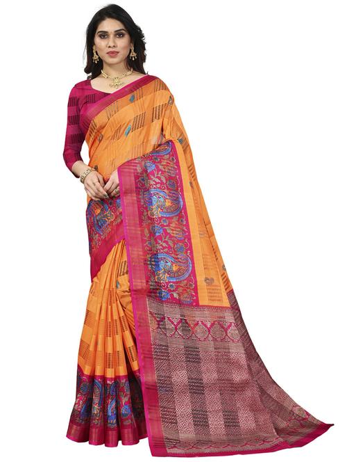 self design woven saree - 20087242 - Very Small Image - 1