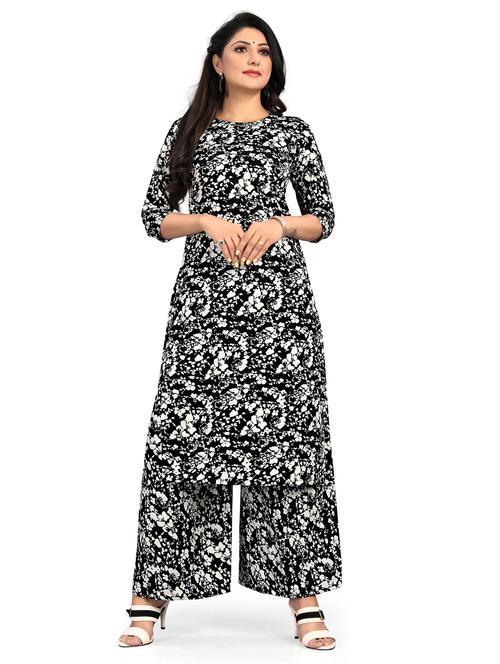 printed kurta palazzo set - 20087391 - Very Small Image - 1