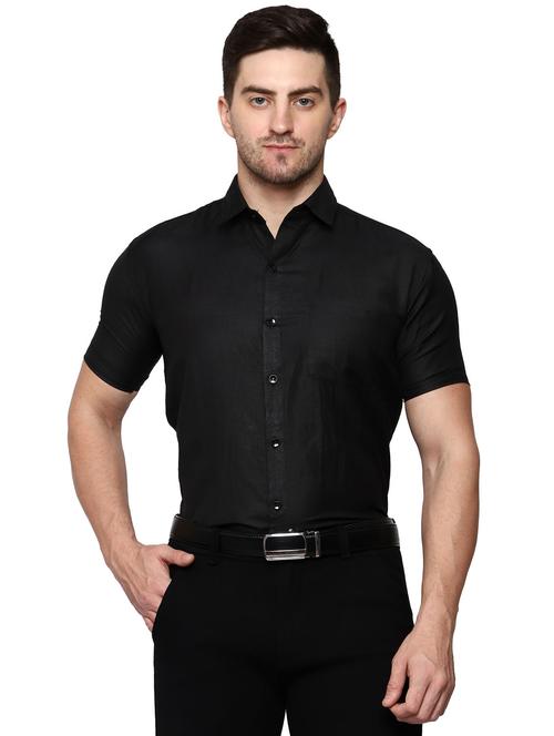 mens solids formal shirt - 20088426 - Very Small Image - 1