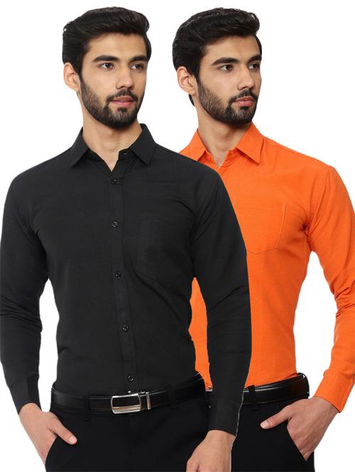 pack of 2 cotton formal shirt - 20088763 - Very Small Image - 1