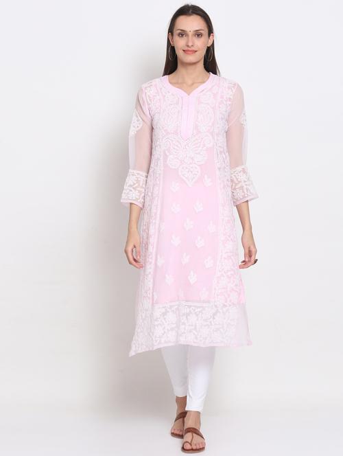 women's straight kurta - 20095447 - Very Small Image - 1
