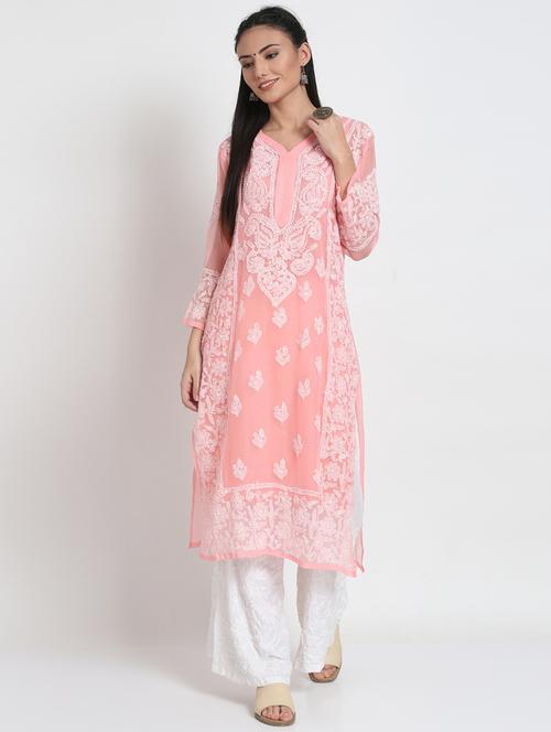 women's straight kurta - 20095453 - Very Small Image - 1