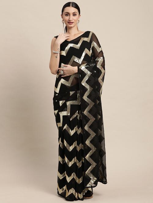 women's embellished saree with blouse - 20098732 - Very Small Image - 1