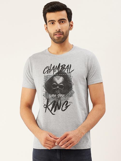 round neck printed regular t-shirt - 20098866 - Very Small Image - 1