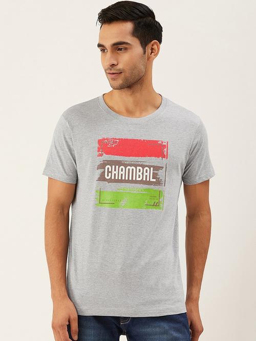 round neck printed regular t-shirt - 20098867 - Very Small Image - 1