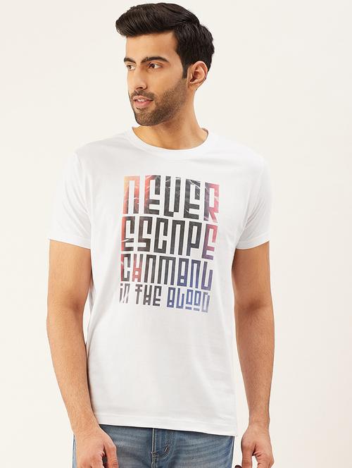 round neck printed regular t-shirt - 20098897 - Very Small Image - 1