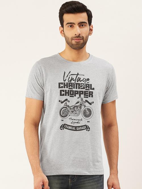 round neck printed regular t-shirt - 20098971 - Very Small Image - 1