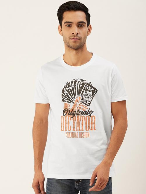 round neck printed regular t-shirt - 20098981 - Very Small Image - 1