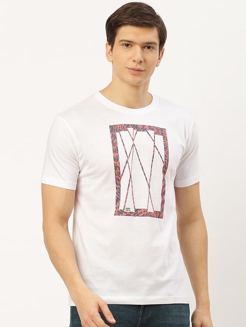 round neck printed regular t-shirt - 20098983 - Very Small Image - 1