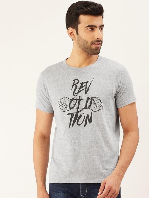 round neck printed regular t-shirt - 20099004 - Very Small Image - 1