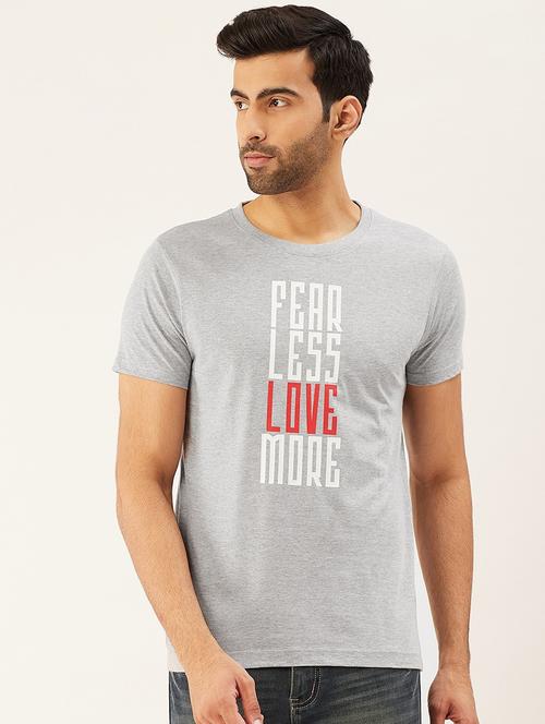 round neck typographic regular t-shirt - 20099097 - Very Small Image - 1