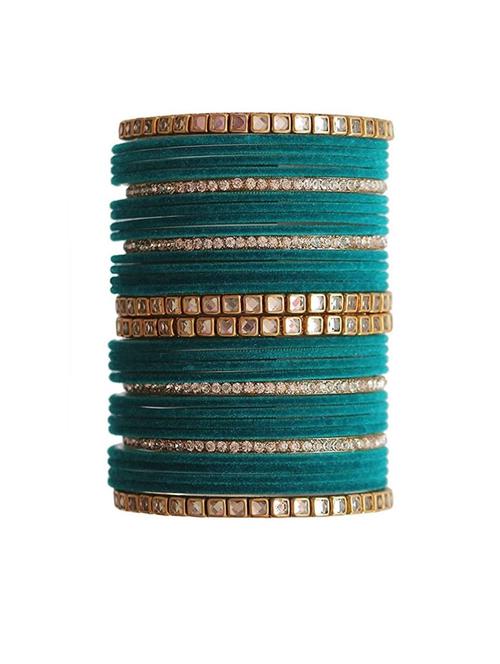 blue metal bangle - 20099400 - Very Small Image - 1