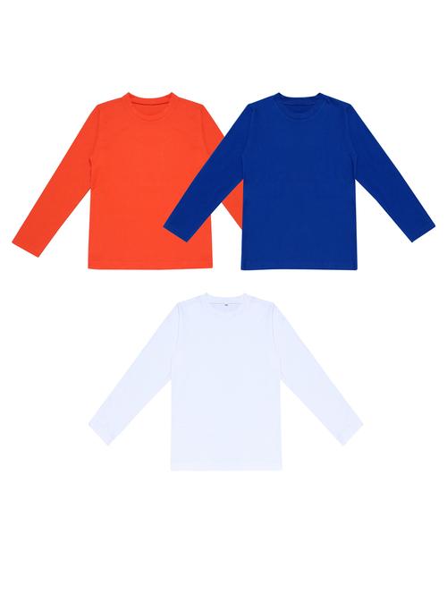pack of 3 boys solid t-shirt - 20099701 - Very Small Image - 1