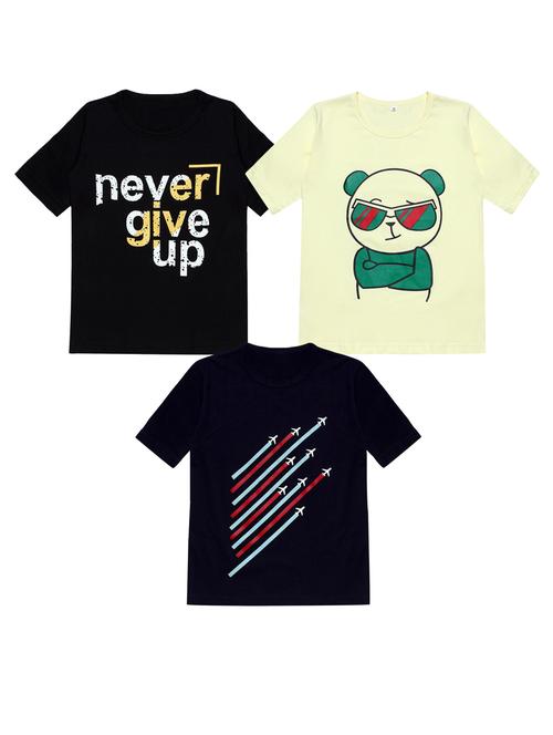 pack of 3 boys printed t-shirt - 20099967 - Very Small Image - 1