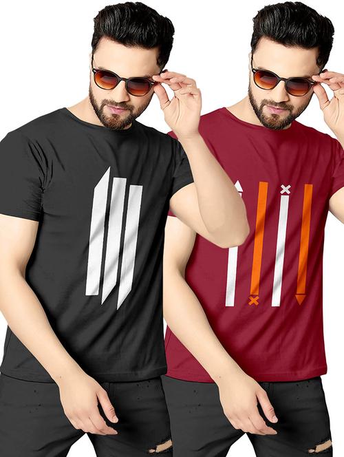 pack of 2 printed t-shirt - 20103696 - Very Small Image - 1