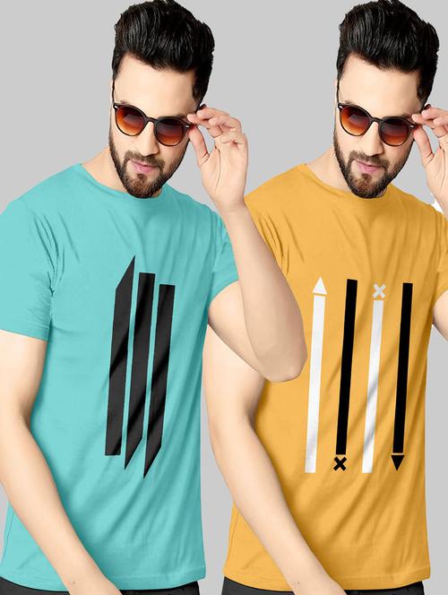 pack of 2 printed t-shirt - 20103791 - Very Small Image - 1