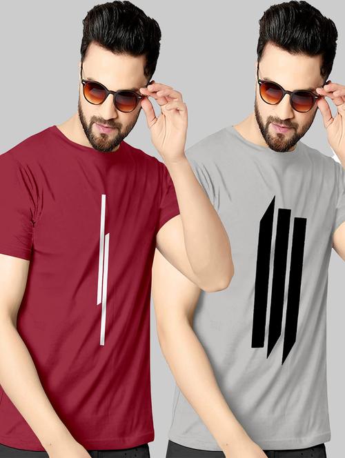 pack of 2 printed t shirts - 20104605 - Very Small Image - 1
