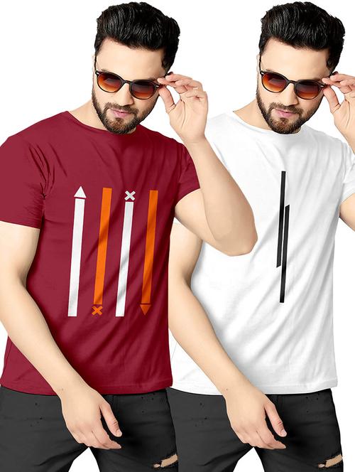 pack of 2 printed t shirts - 20104874 - Very Small Image - 1