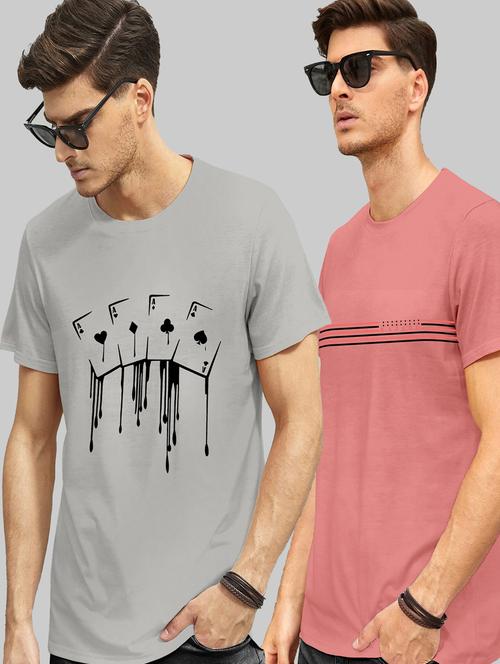 pack of 2 printed t shirts - 20105566 - Very Small Image - 1