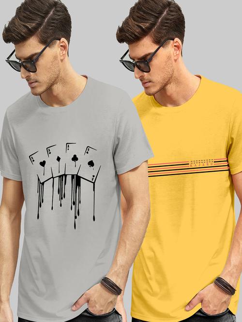 pack of 2 printed t shirts - 20105575 - Very Small Image - 1