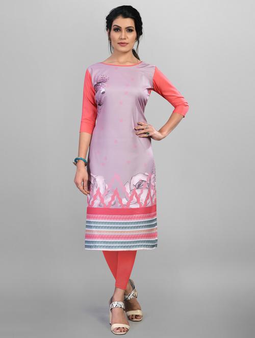 women's straight kurta - 20106871 - Very Small Image - 1