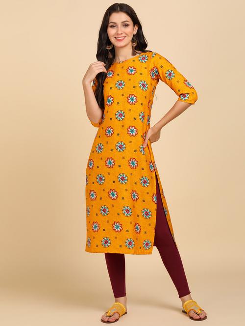 women's straight kurta - 20106881 - Very Small Image - 1