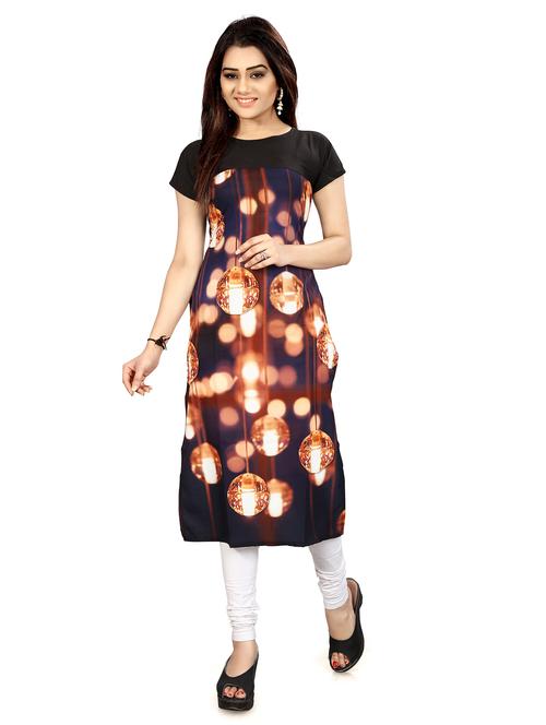women's straight kurta - 20107576 - Very Small Image - 1